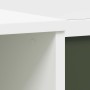 Escritorio de pizarra Blanco y gris 120 x 45 x 118.5 cm