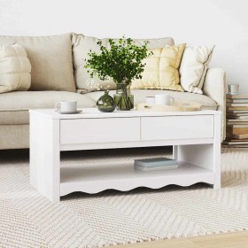 Mesa de Café Drammen 99 x 55 x 45 cm Madera maciza de pino