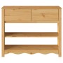 Mesa Consola con cajón Drammen Roble 89.5 x 37 x 73 cm en Mesas consola | Comprar online en Foro24