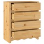Cajonera Drammen Roble 76.5 x 40 x 91 cm Madera maciza de Pino