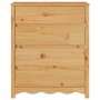 Cajonera Drammen Roble 76.5 x 40 x 91 cm Madera maciza de Pino