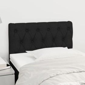 Kopfteil aus schwarzem Stoff, 80x7x78/88 cm von vidaXL, Kopf- und Fußteile - Ref: Foro24-346300, Preis: 37,56 €, Rabatt: %