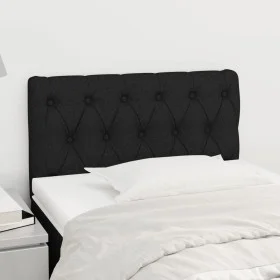 Kopfteil aus schwarzem Stoff, 80x7x78/88 cm von vidaXL, Kopf- und Fußteile - Ref: Foro24-346300, Preis: 37,10 €, Rabatt: %