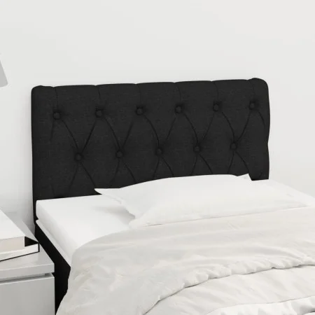 Black fabric headboard 80x7x78/88 cm by vidaXL, Headboards and footboards - Ref: Foro24-346300, Price: 37,10 €, Discount: %