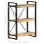 3-stufiges Regal aus massivem Mangoholz 60x30x80 cm von vidaXL, Bücherregale und Regale - Ref: Foro24-320618, Preis: 121,19 €...