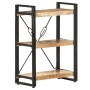 3-stufiges Regal aus massivem Mangoholz 60x30x80 cm von vidaXL, Bücherregale und Regale - Ref: Foro24-320618, Preis: 121,19 €...