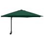 Parasol de jardín Verde y Negro 248 x 248 x 148 cm