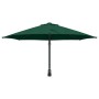 Parasol de jardín Verde y Negro 248 x 248 x 148 cm