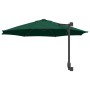 Parasol de jardín Verde y Negro 248 x 248 x 148 cm
