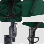 Parasol de jardín Verde y Negro 248 x 248 x 148 cm