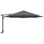 Parasol de jardín Antracita y Negro 248 x 248 x 148 cm