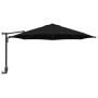 Parasol de jardín Negro y Negro 248 x 248 x 148 cm