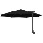 Parasol de jardín Negro y Negro 248 x 248 x 148 cm