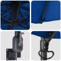 Parasol de jardín Azul y Negro 248 x 248 x 148 cm