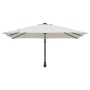 Parasol de jardín Beige y Negro 248.5 x 247.5 x 160 cm