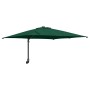 Parasol de jardín Verde y Negro 248.5 x 247.5 x 160 cm