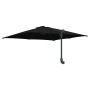 Parasol de jardín Negro y Negro 248.5 x 247.5 x 160 cm