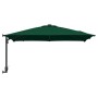 Parasol de jardín Verde 248.5 x 247.5 x 160 cm tela