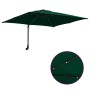 Parasol de jardín Verde 248.5 x 247.5 x 160 cm tela
