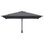 Parasol de jardín Antracita 248.5 x 247.5 x 160 cm tela
