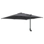 Parasol de jardín Antracita 248.5 x 247.5 x 160 cm tela