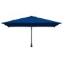 Parasol de jardín Azul azur 248.5 x 247.5 x 160 cm tela