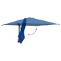 Parasol de jardín Azul azur 248.5 x 247.5 x 160 cm tela