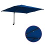 Parasol de jardín Azul azur 248.5 x 247.5 x 160 cm tela