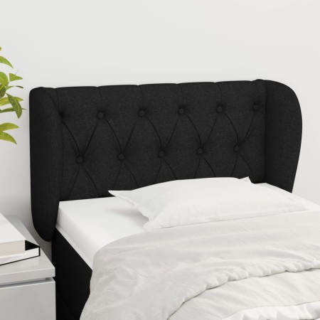 Kopfteil aus schwarzem Stoff, 83 x 23 x 78/88 cm von vidaXL, Kopf- und Fußteile - Ref: Foro24-3117456, Preis: 52,31 €, Rabatt: %