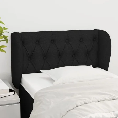 Cabecero de tela negro 83x23x78/88 cm de vidaXL, Cabeceros y pies de cama - Ref: Foro24-3117456, Precio: 51,50 €, Descuento: %