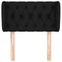 Cabecero de tela negro 83x23x78/88 cm de vidaXL, Cabeceros y pies de cama - Ref: Foro24-3117456, Precio: 51,50 €, Descuento: %