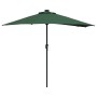 Parasol de jardín Verde 294 x 150 x 223 cm tela