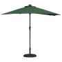 Parasol de jardín Verde 294 x 150 x 223 cm tela