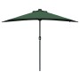 Parasol de jardín Verde 294 x 150 x 223 cm tela