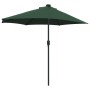 Parasol de jardín Verde 294 x 150 x 223 cm tela
