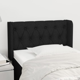 Cabecero de tela negro 83x16x78/88 cm de vidaXL, Cabeceros y pies de cama - Ref: Foro24-3119080, Precio: 44,58 €, Descuento: %