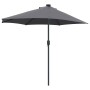 Parasol de jardín Antracita 294 x 150 x 223 cm tela