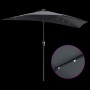 Parasol de jardín Antracita 294 x 150 x 223 cm tela