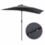 Parasol de jardín Antracita 294 x 150 x 223 cm tela