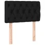 Black fabric headboard with LED 80x7x78/88 cm by vidaXL, Headboards and footboards - Ref: Foro24-3121924, Price: 43,89 €, Dis...