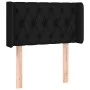 Black fabric headboard with LED 83x16x78/88 cm by vidaXL, Headboards and footboards - Ref: Foro24-3123548, Price: 51,24 €, Di...