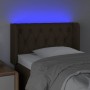 Kopfteil aus schwarzem Stoff mit LED 83x16x78/88 cm von vidaXL, Kopf- und Fußteile - Ref: Foro24-3123548, Preis: 48,94 €, Rab...