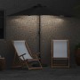 Parasol de jardín Negro 294 x 150 x 223 cm tela