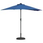 Parasol de jardín Azul 294 x 150 x 223 cm tela