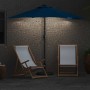 Parasol de jardín Azul 294 x 150 x 223 cm tela