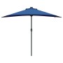 Parasol de jardín Azul 294 x 150 x 223 cm tela