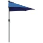Parasol de jardín Azul 294 x 150 x 223 cm tela