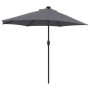 Parasol de jardín Antracita 294 x 150 x 224 cm tela
