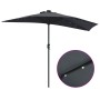 Parasol de jardín Antracita 294 x 150 x 224 cm tela