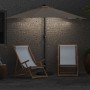 Parasol de jardín Taupé 294 x 150 x 224 cm tela